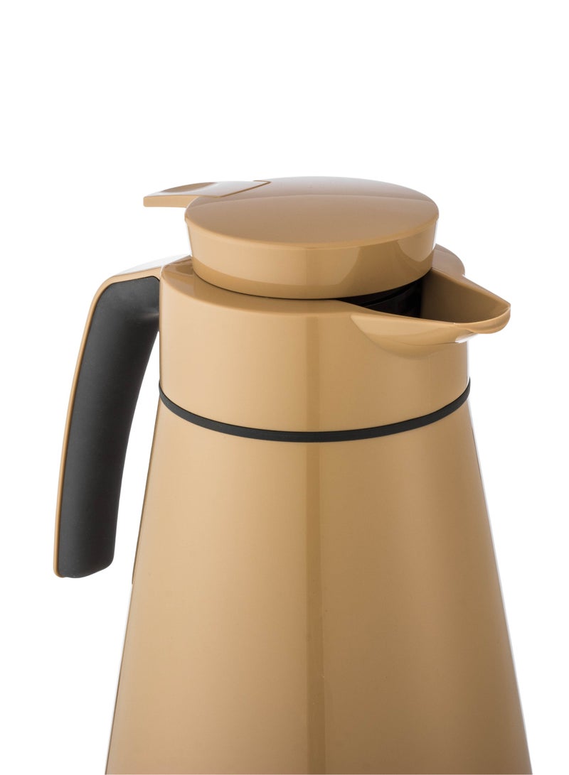emsa German EMSA Thermos 1 liter capacity brown and black color  - Image 3
