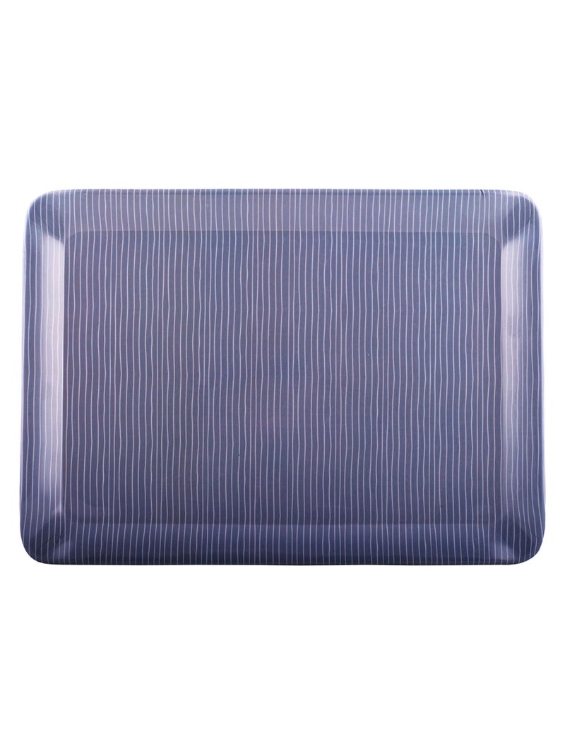 Goodhomes Melamine Serving Tray Set ( Set of 3 Trays) Mt114, Rectangular (Multicolor) - Image 4