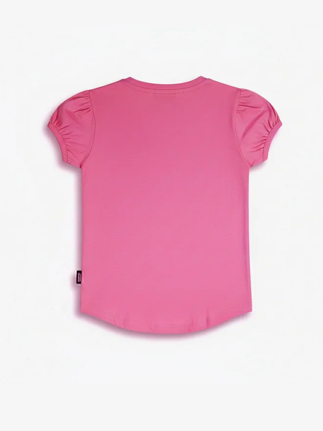 لوني تونز Looney Tunes Kids Pink Cotton Tweety Graphic T-Shirt