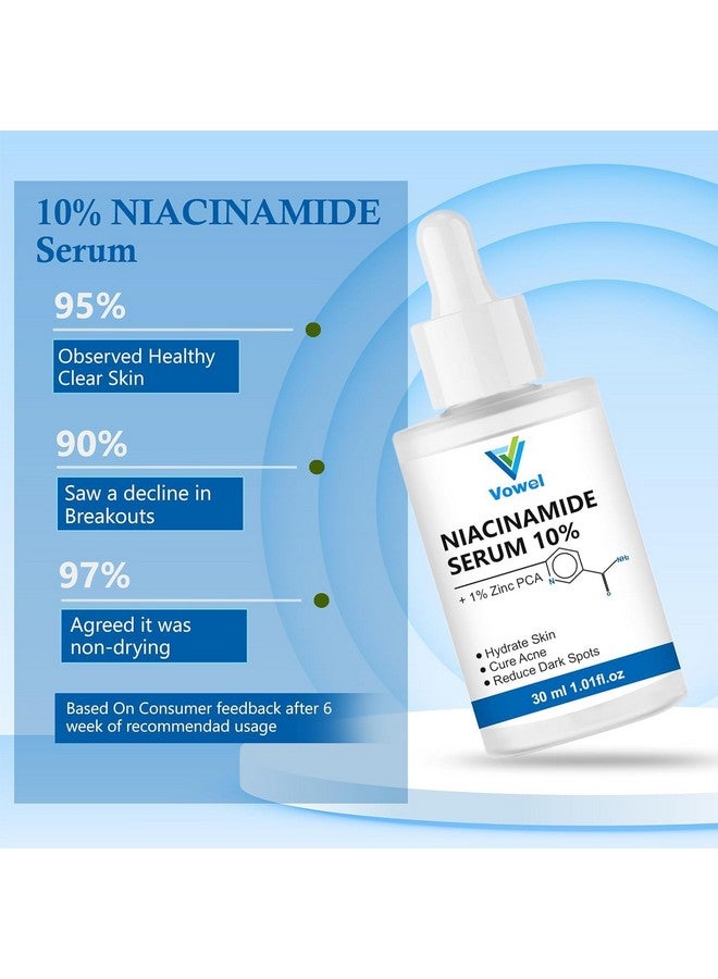 VOWEL Oil Control 10% Niacinamide Face Serum with 1% Zinc PCA | Fades Acne Marks & Dark Spots | Controls Sebum production | 30 ml (pack of 2) - Image 4
