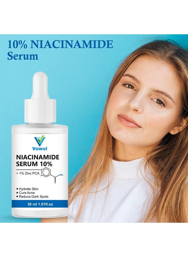VOWEL Oil Control 10% Niacinamide Face Serum with 1% Zinc PCA | Fades Acne Marks & Dark Spots | Controls Sebum production | 30 ml (pack of 2) - Image 2