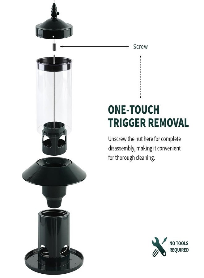 Dreamdrawer Squirrel-Proof Bird Feeder for Outdoor Wild Bird - Image 4
