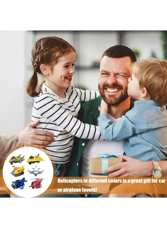 Soofam 6 Pack Aeroplane Toys Set,Airplane Toys for Toddlers, Educational Role-Play Aircraft Models, Perfect for 2-8 Year Old Kids, Birthday Party Favors - Image 5