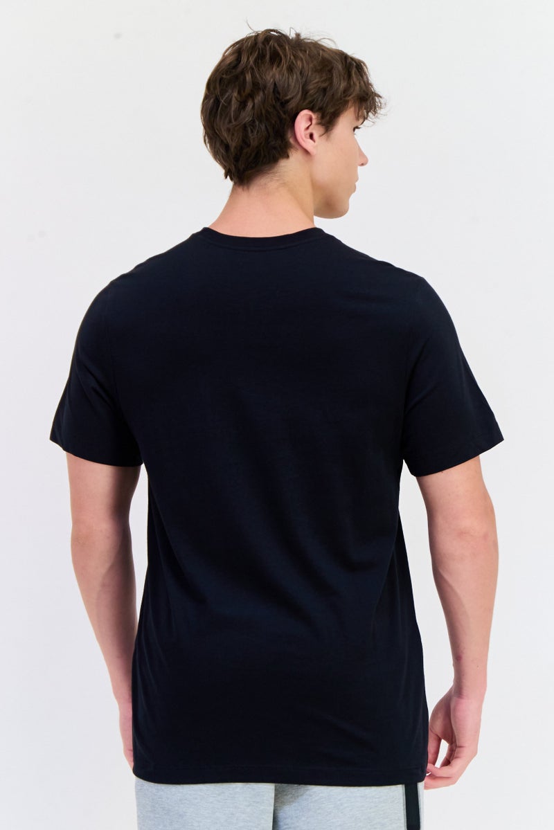 Nike Men Sportswear Fit Short Sleeve Training T-Shirt, Black - Image 3