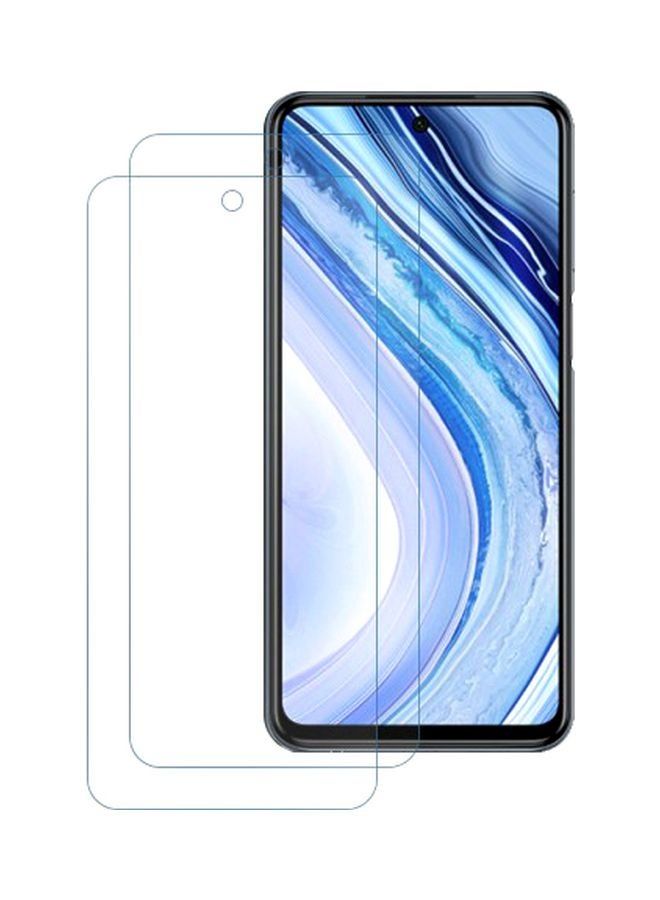 vesus 2-Piece Max Shieldz Tempered Glass Screen Protector For Xiaomi Redmi Note 9 Pro Clear