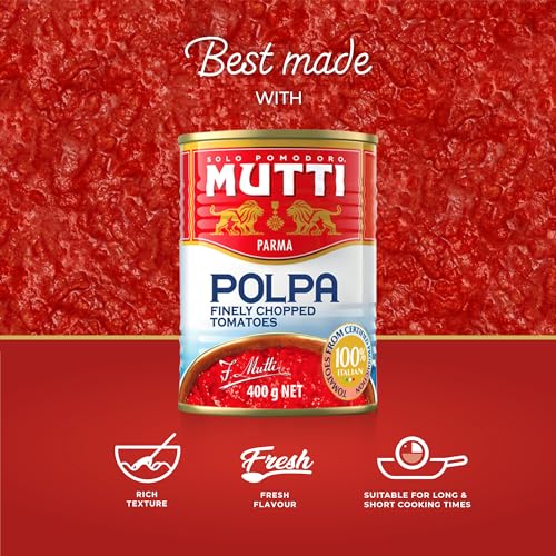 Mutti Crushed Tomatoes Polpa 14 oz  12 Pack  Italys 1 Brand of Tomatoes  Fresh Taste for Cooking  Canned Tomatoes  Vegan Friendly  Gluten Free  No Additives or Preservatives - Image 5