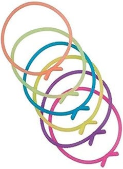 TITANIA TITANIA Hair Band - 6 Pieces, Multi Color 