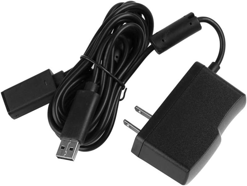 VSEER Kinect USB AC Adapter Power Supply Cable Cord Replacement Adapter for Mircosoft Xbox 360 Kinect Sensor System,Black - Image 2
