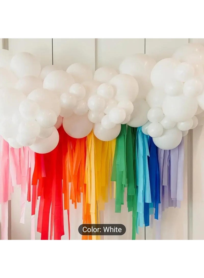 KRONFOL 50 White Latex Balloons for Birthday Party Decorations, Wedding Arrangements, Holiday Celebrations, Anniversaries, and Mother'S Day Decorations - Image 4