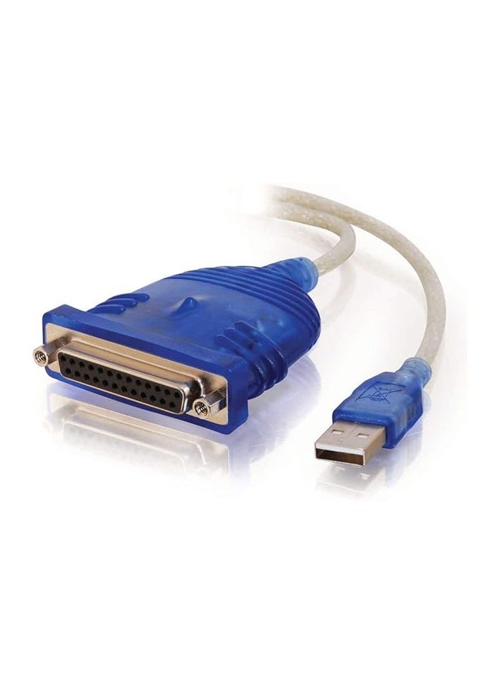 C2G - Cables to Go 16899 USB To DB25 Parallel Printer Adapter Cable, 182.8 cm - Image 1