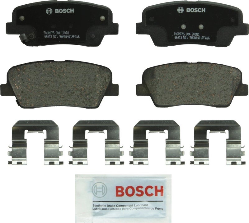 BOSCH BP1284 QuietCast Premium Organic Disc Brake Pad Set - Rear