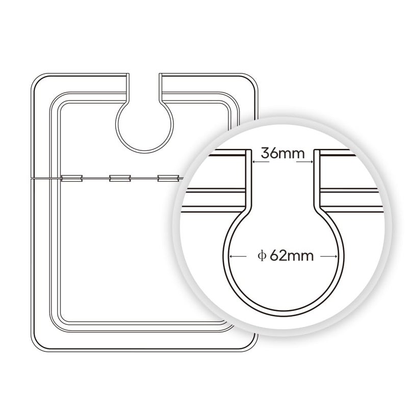 EVERIE Sous Vide Container 12 Quart EVC-12 with Collapsible Hinged Lid Compatible with Anova Nano or AN500-US00 or Anova Pro 3.0 or Anova Mini, Also Fits Instant Pot - Image 5