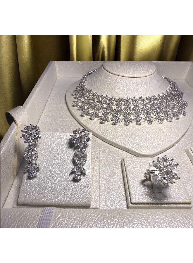 ميرال طقم زركون فاخر بدقة الألماس - Image 4