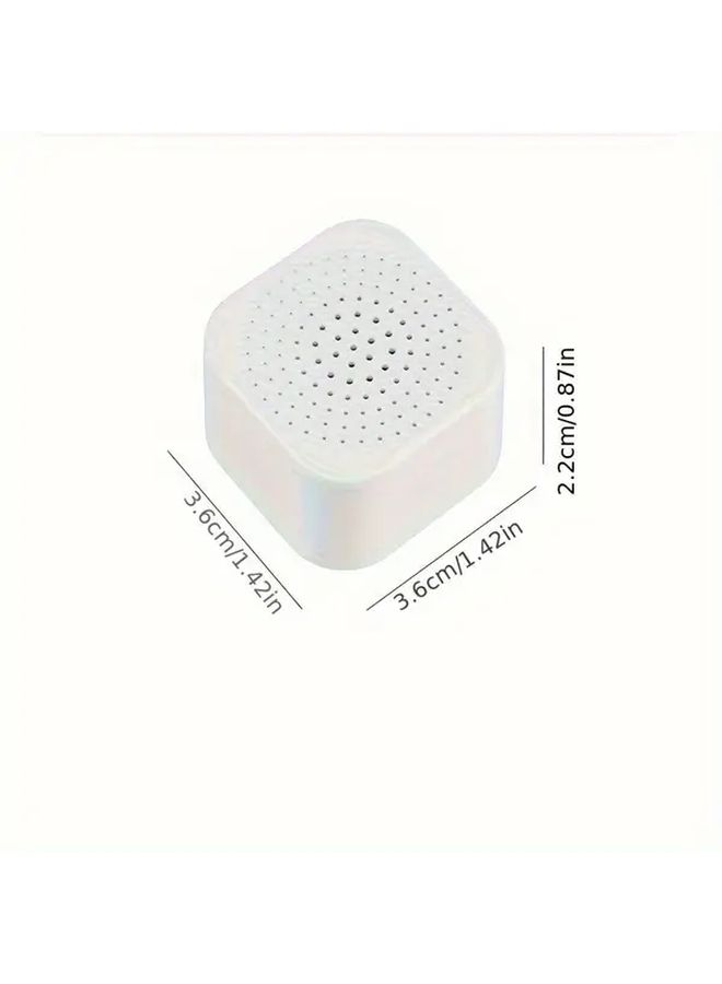 White Non Electric Refrigerator Deodorizer Activated Charcoal Odor Remover Anti Mold Portable Hanging Clip - Image 3
