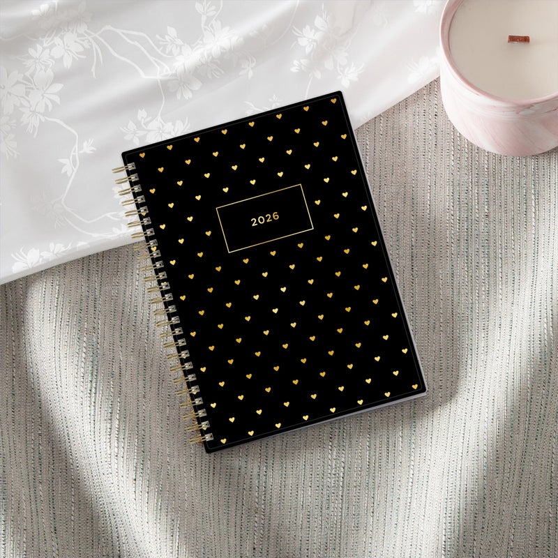 Blue Sky Ashley G 2026 Weekly and Monthly Planner Calendar, January 2026 - December 2026, 5.875" x 8.625", Flexible Cover, Durable Twin Wire Binding, Pocket & Extra Notes Pages, Sweetheart Black - Image 2