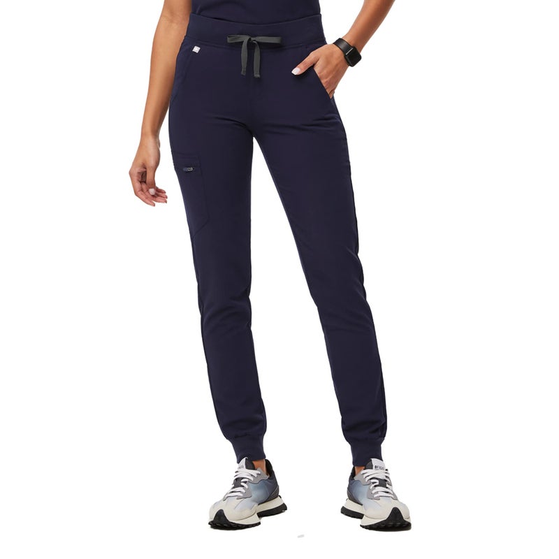 FIGS Zamora Jogger Style Scrub Pants for Women Navy M
