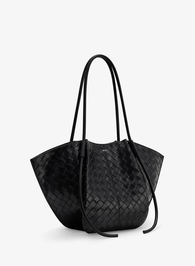 JW PEI Nala Wide Weave Texture Tote Bag