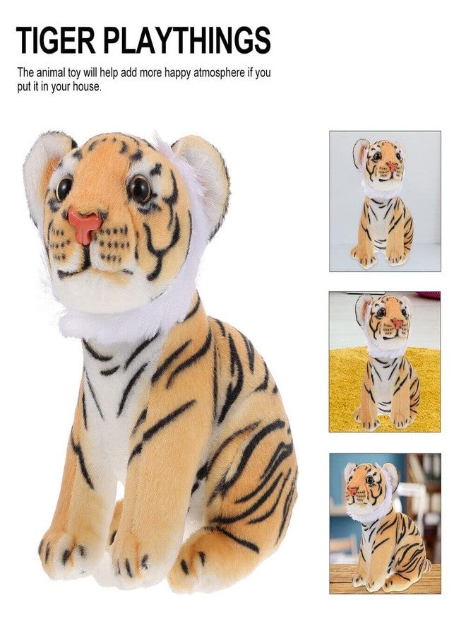 Tickles Siberian Jungle Tiger Soft Stuffed Animal Plush Toy for Kids Birthday Gifts Car (Color: Yellow & Black Size: 30 Cm) - Image 4