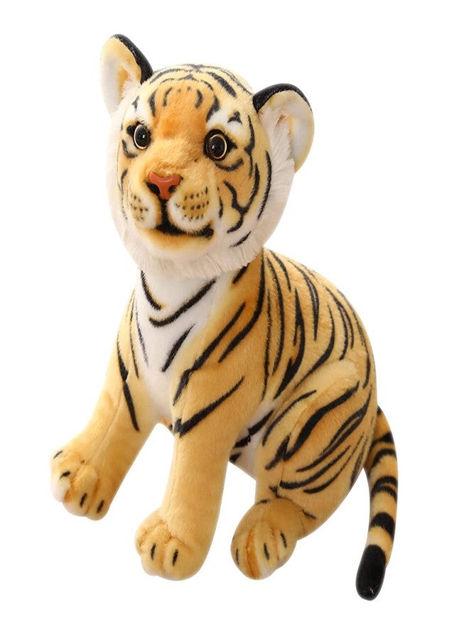 Tickles Siberian Jungle Tiger Soft Stuffed Animal Plush Toy for Kids Birthday Gifts Car (Color: Yellow & Black Size: 30 Cm) - Image 2