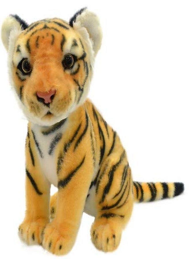 Tickles Siberian Jungle Tiger Soft Stuffed Animal Plush Toy for Kids Birthday Gifts Car (Color: Yellow & Black Size: 30 Cm) - Image 1
