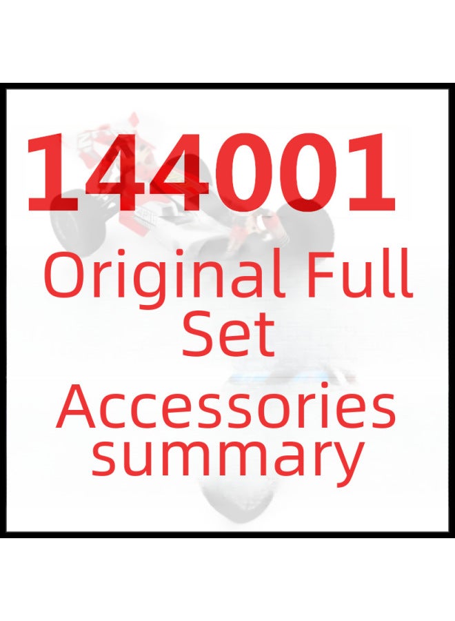 Weili WLtoys144001 High-speed Remote Control Car Original Parts 1:14 Metal Parts-Color:144001 Screw Set - Image 3