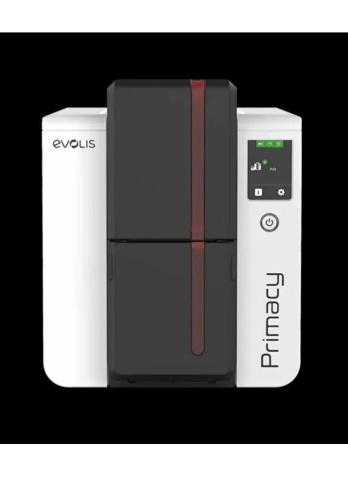 evolis Evolis Primacy 2 Dual Side ID Card Printer Bundle – Includes Basic Card Software, YMCKO Ribbon & 100 PVC Cards – PM2-0025-M  - Image 1