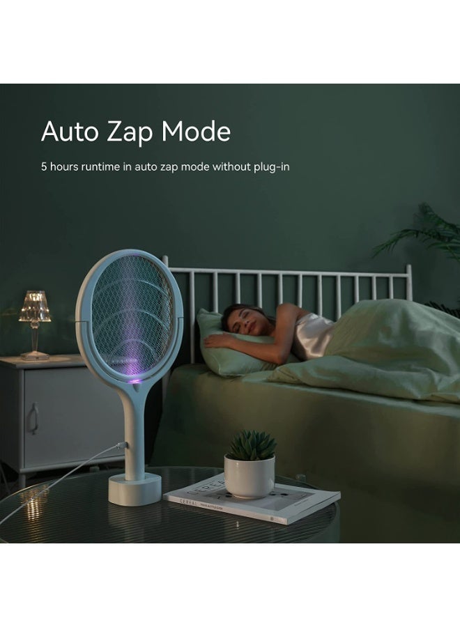 general Efficient 3-in-1 Electric Mosquito Repellent - Handheld Electric Mosquito Swatter + Mosquito Killing Lamp, Adjustable Angle, Rechargeable for Indoor/Outdoor Use - Image 3