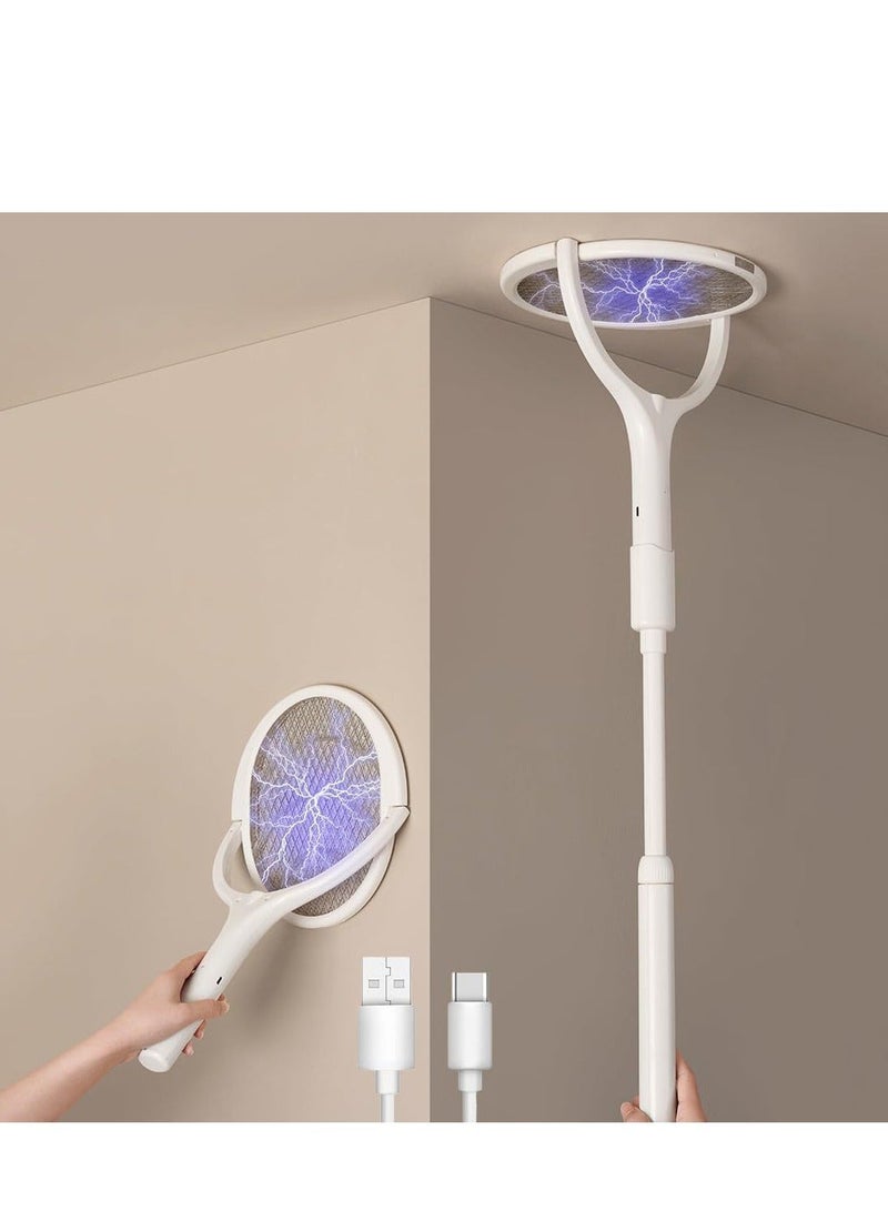 general Efficient 3-in-1 Electric Mosquito Repellent - Handheld Electric Mosquito Swatter + Mosquito Killing Lamp, Adjustable Angle, Rechargeable for Indoor/Outdoor Use - Image 4