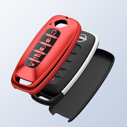 ZSPDACC for Nissan Key Fob Cover 2026 2025 2024 2023 Car Key Case 5 Buttons Rogue Armada Pathfinder Versa Accessories - Image 4