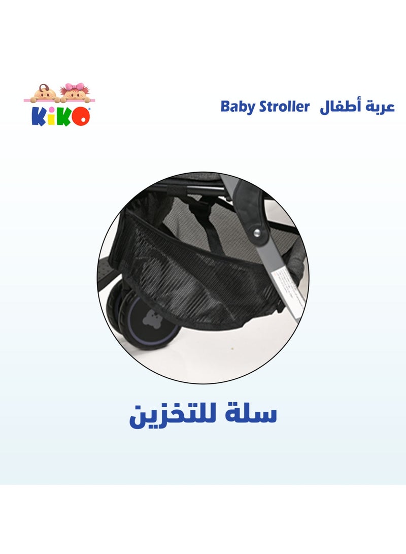 KIKO COMFORTABLE STROLLER 6 WHEELS  ( 0 M+ )-Beige - Image 5