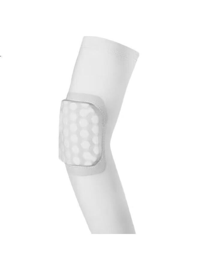 Teeis Sports Elbow Guard For Men And Women, Basketball Elbow Support, Honeycomb Anti-Collision Compression Elbow Brace For Badminton And Tennis, Joint Protection - Image 1