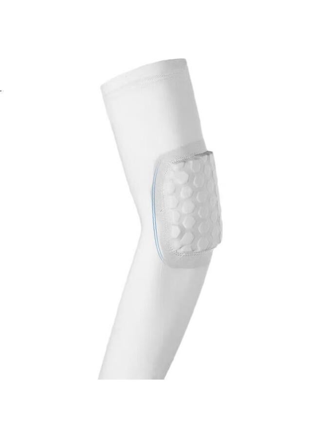 Teeis Sports Elbow Guard For Men And Women, Basketball Elbow Support, Honeycomb Anti-Collision Compression Elbow Brace For Badminton And Tennis, Joint Protection - Image 2