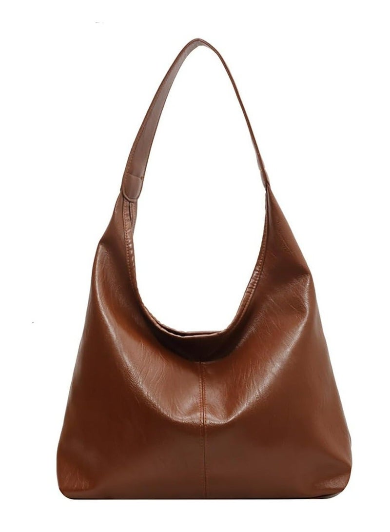 Women Tote Bags Shoulder Handbag for Women, Soft PU Leather Purse with Top Handle Big Capacity Ladies Shoulder Bags - Image 1