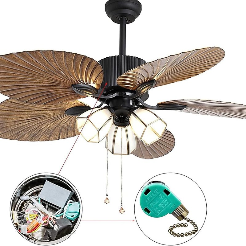 18 Pack 3 Speed 4 Wire ZE 268S6 Ceiling Fan Pull Chain Switch Replacement - Image 4