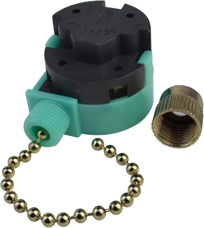 18 Pack 3 Speed 4 Wire ZE 268S6 Ceiling Fan Pull Chain Switch Replacement - Image 3