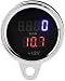Skdorpfm Universal 2 in 1 Waterproof LED Digital Voltmeter Tachometer Gauge Metal Odometer Speedometer for Motorcycles - Image 2