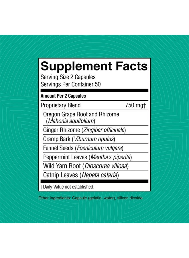NATURE'S SUNSHINE - Gall Bladder Formula, 100 Capsules | Powerful Herbal Formula Soothes and Supports the Digestive System, Liver and Gallbladder - Image 1