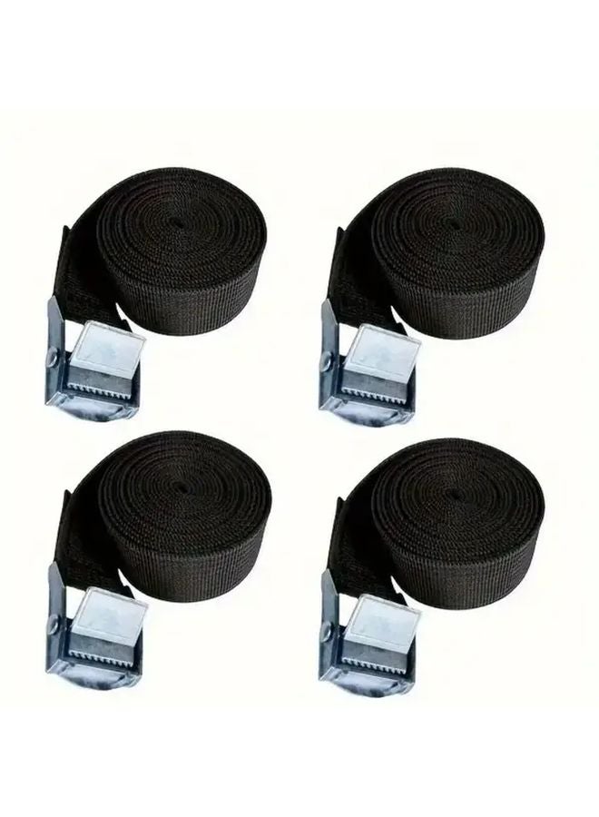 4pcs Orange 78 74 Inch Adjustable Latch Buckle Straps for Kayak Roof Rack Motorcycle Car Truck Boat Trailer - Image 4