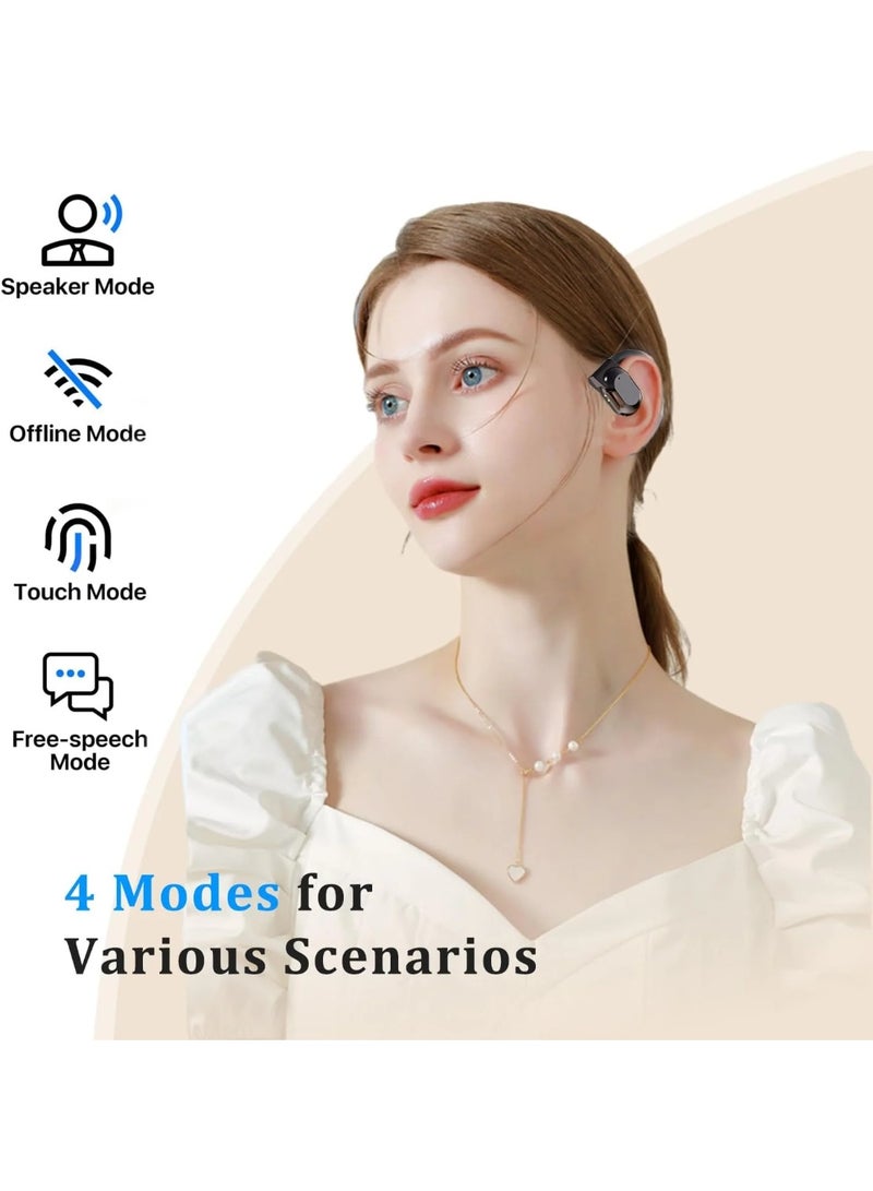 Merlin Sonic AI OWS Translator Earbuds with Digital Display – Real-Time AI Translation, ANC Noise Cancelling, Premium Sound, Long Battery, Ergonomic Fit – Wireless Travel Earphones - Image 5
