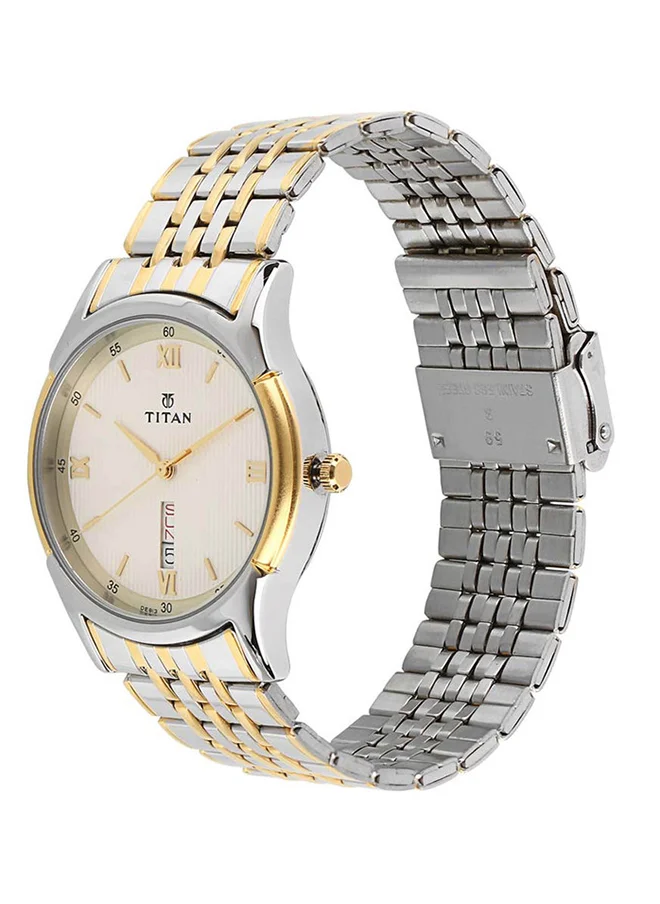 TITAN Stainless Steel Analog Wrist Watch 1636BM01