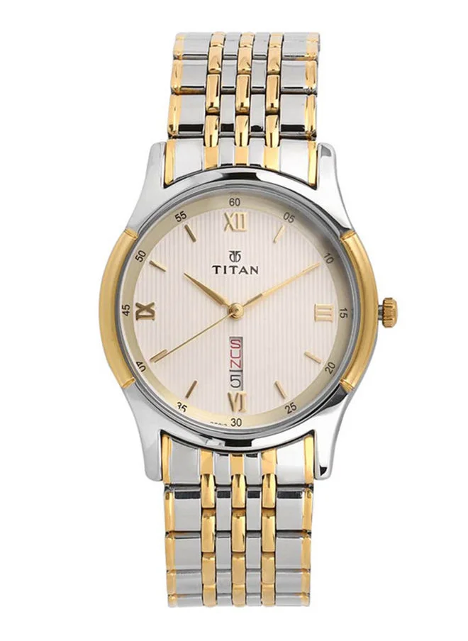 TITAN Stainless Steel Analog Wrist Watch 1636BM01