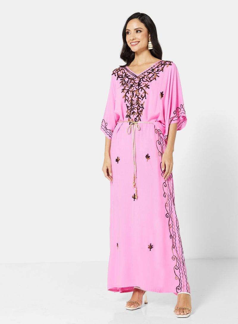 ARABIAN CLOSET EMBROIDERED KAFTAN  - Image 1