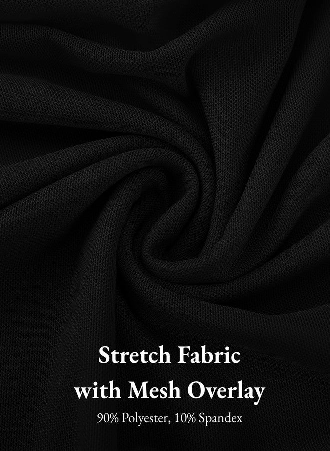 EXARUS Girls Formal Long Sleeve/Spaghetti Strap Dress Teen Party Dance Tween Bodycon Ruched Prom Fitted Cute Dresses, Long Sleeve Black, 8 Years - Image 4