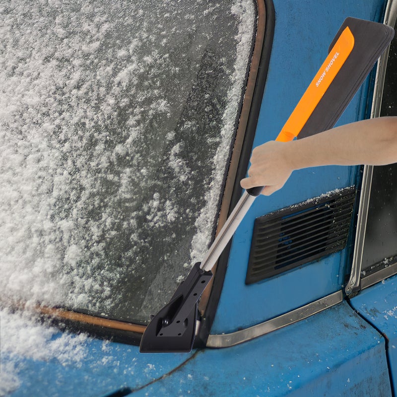 Extendable Ice Scraper For Vehicle Windshield Multi-Functional Snow Removal Tool Vehicle Ice Scraper Snow Removal Tool Windshield Snow Scraper - Image 5