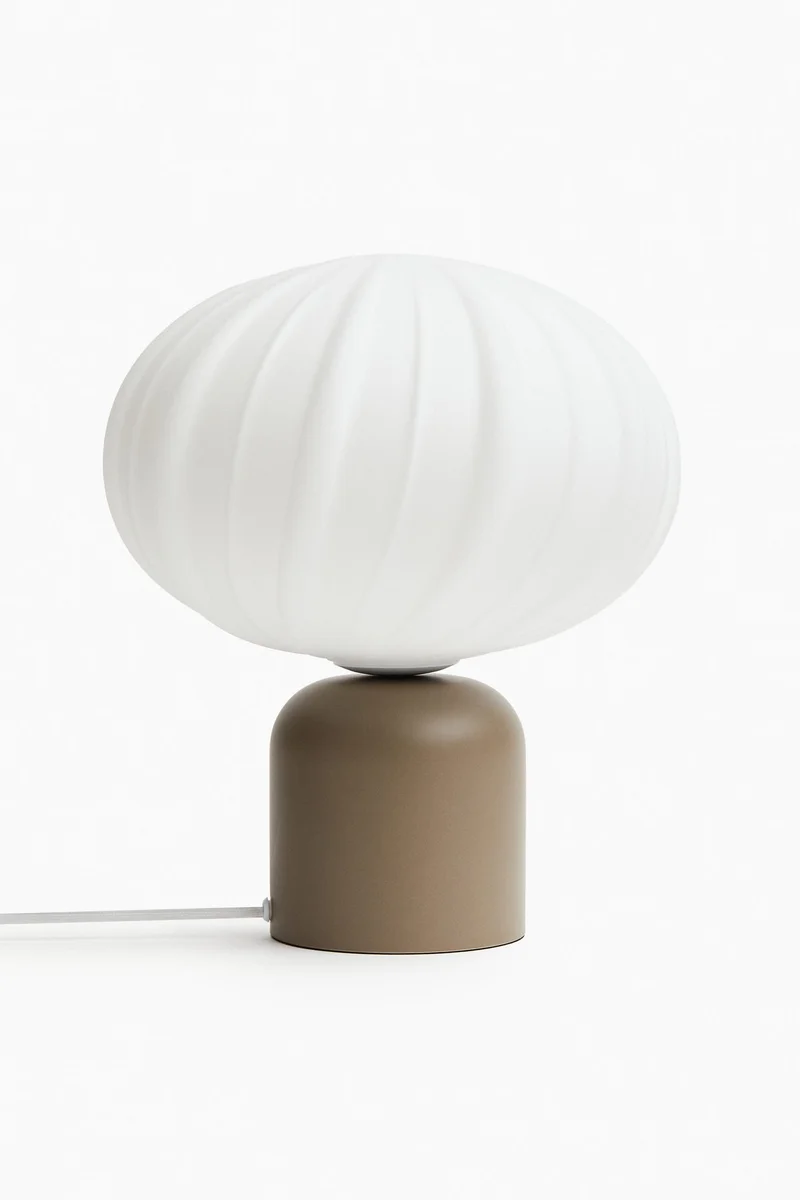 H&M Glass table lamp