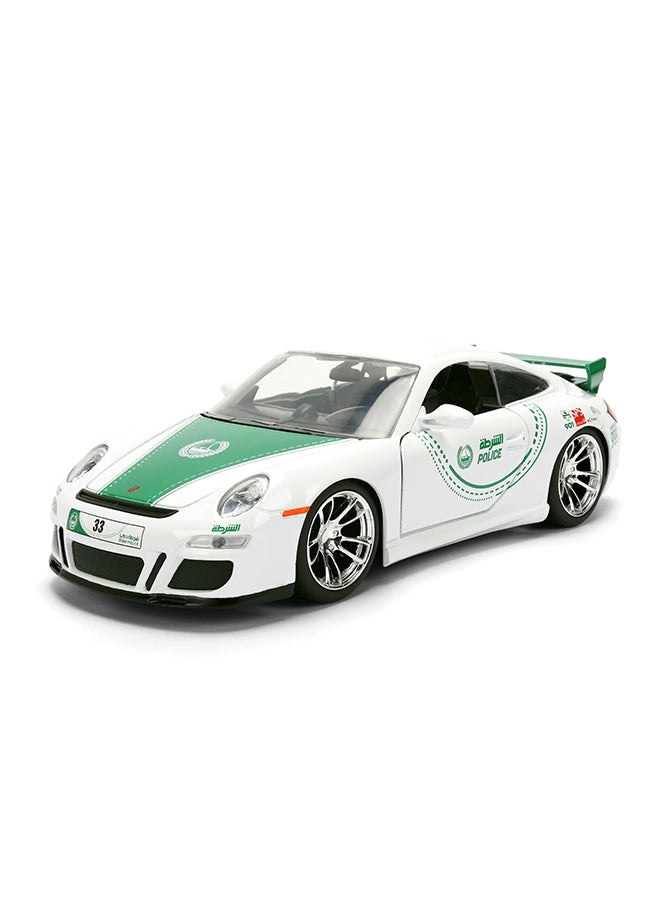 JADA جادا - سيارة بورش 911 شرطة دبي - نموذج مصغر بمقياس 1:24 - Image 4