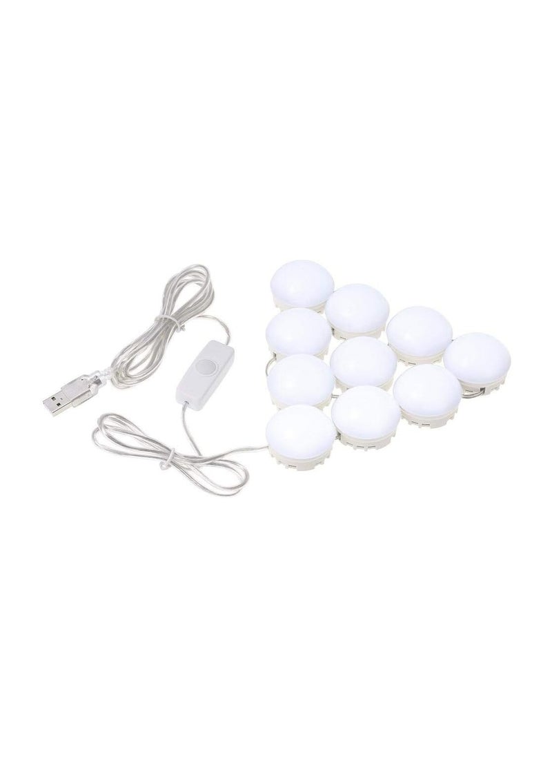 Generic 10 LED Makeup Mirror Light with USB Control Port  - Image 3