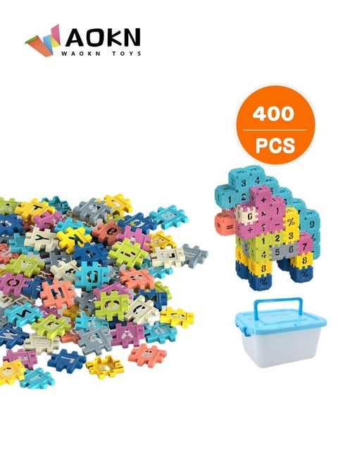 New Kids Funny Variety Creative Building Block Toys 400 Pieces Set Can Be Customized To Assemble Variety of Shapes Exercise Children Imagination and Creativity