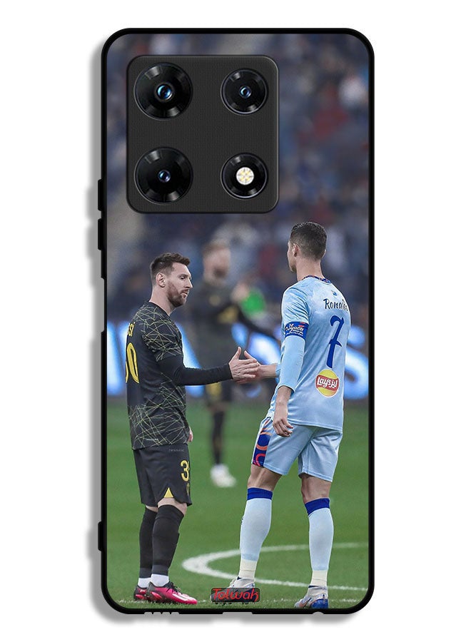 Tolwak Infinix Note 30 Pro Protective Case Cover Messi And Ronaldo - Image 1
