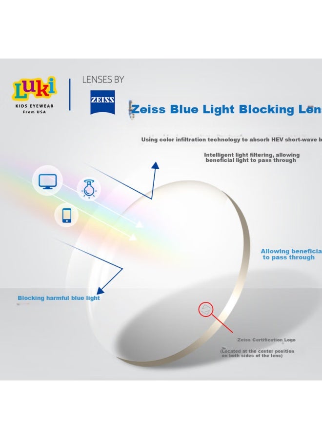 Luci Luki Children'S Blue Light Blocking Glasses For Kids Anti-Fatigue Eye Protection Glasses For Babies Anti-Blue Light Glasses For Kids - Image 4
